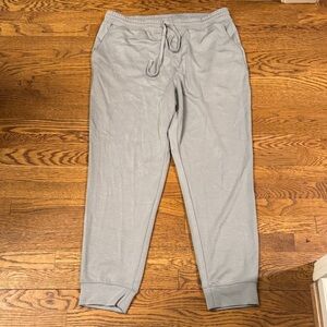 NWT LuLaRoe Gray Boyfriend Micro Fleece Jogger size Large